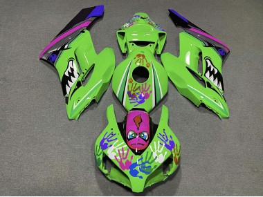 04-05 Green and Purple Shark CBR1000RR Fairings