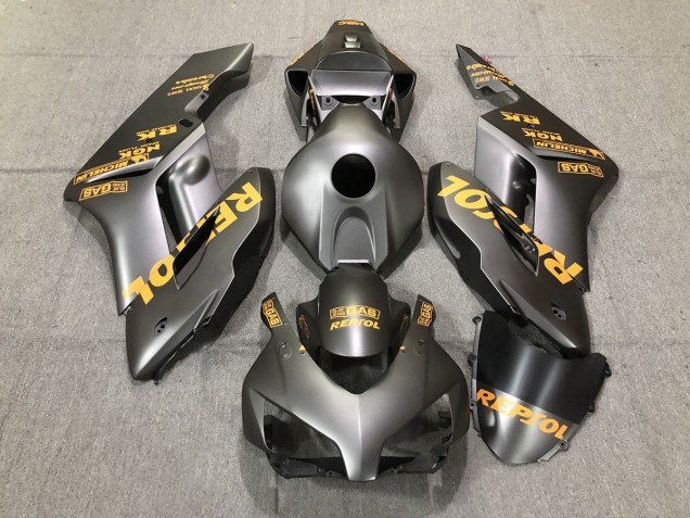 04-05 Matte Grey Orange Repsol CBR1000RR Fairings 04-05 Matte Grey Orange Repsol CBR1000RR Fairings