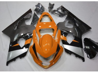 04-05 Orange and Silver GSXR 600-750 Fairings