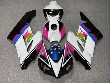 04-05 Pink and Blue Flag CBR1000RR Fairings