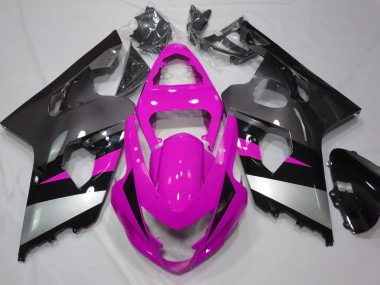 04-05 Pink and Silver GSXR 600-750 Fairings