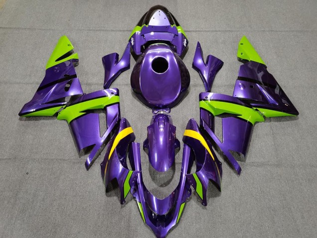 04-05 Purple Green and Yellow ZX10R Fairings 04-05 Purple Green and Yellow ZX10R Fairings