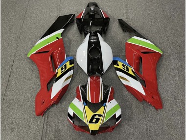 04-05 Red 6 CBR1000RR Fairings