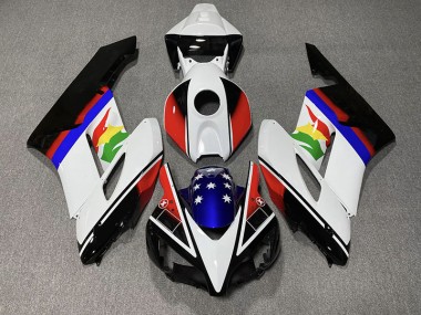 04-05 Red and Blue Flag CBR1000RR Fairings