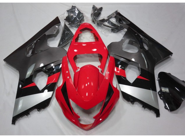 04-05 Red and Silver Gloss GSXR 600-750 Fairings 04-05 Red and Silver Gloss GSXR 600-750 Fairings
