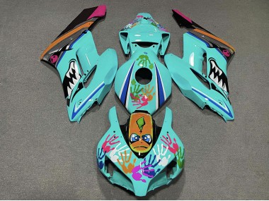 04-05 Teal Shark CBR1000RR Fairings