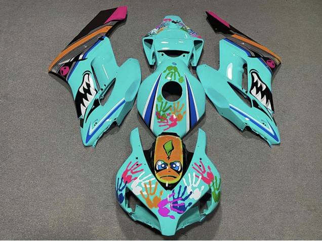 04-05 Teal Shark CBR1000RR Fairings 04-05 Teal Shark CBR1000RR Fairings