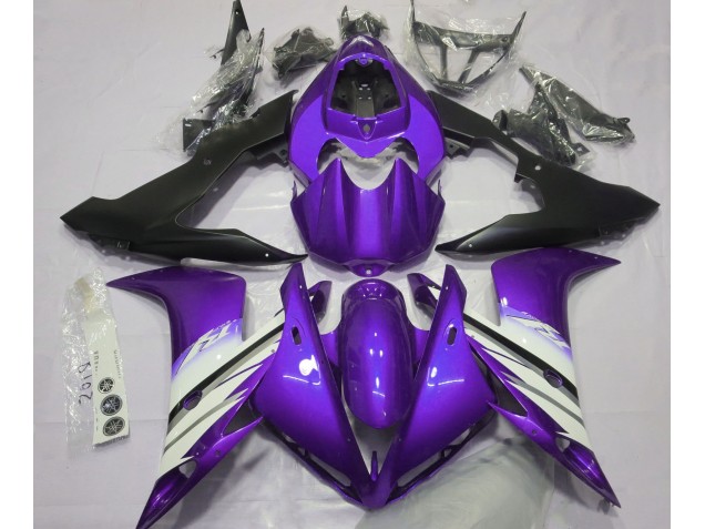 04-06 Bright Purple & White R1 Fairings 04-06 Bright Purple & White R1 Fairings