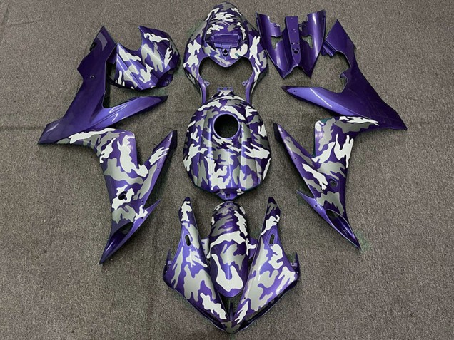 04-06 Dark Purple Camo R1 Fairings 04-06 Dark Purple Camo R1 Fairings