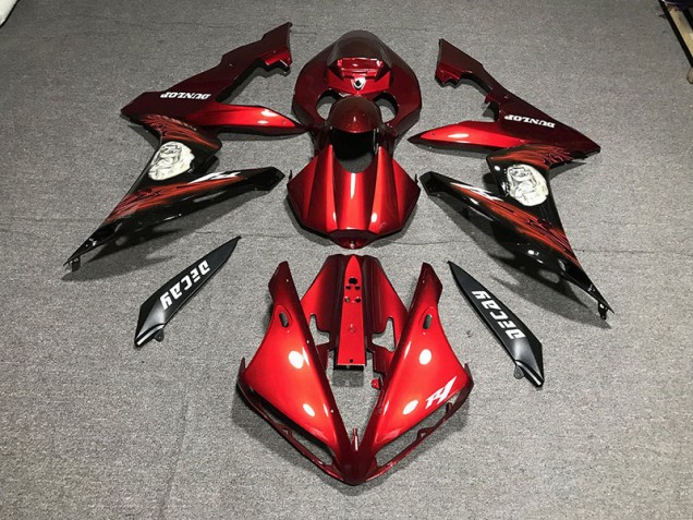 04-06 Gloss Red & Logos R1 Fairings 04-06 Gloss Red & Logos R1 Fairings