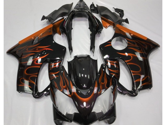 04-07 Orange Flame CBR600 F4i Fairings 04-07 Orange Flame CBR600 F4i Fairings