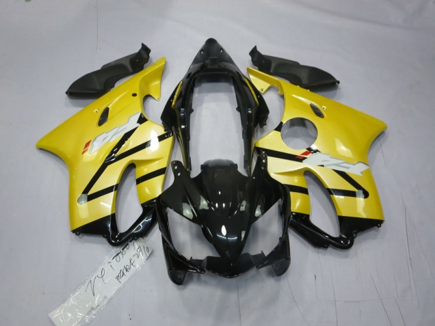 04-07 Pearl Yellow Gloss Black CBR600 F4i Fairings 04-07 Pearl Yellow Gloss Black CBR600 F4i Fairings