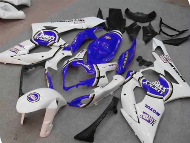 05-06 Blue Lucky Strike GSXR 1000 Fairings 05-06 Blue Lucky Strike GSXR 1000 Fairings