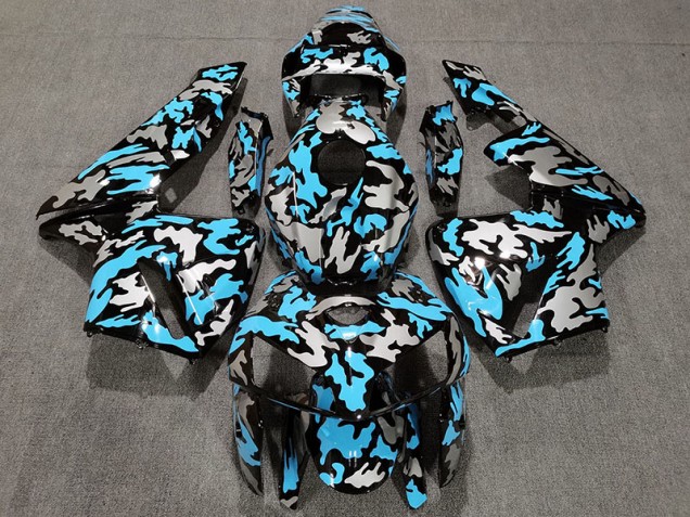 05-06 Camo & LIGHT BLUE CBR600RR Fairings 05-06 Camo & LIGHT BLUE CBR600RR Fairings