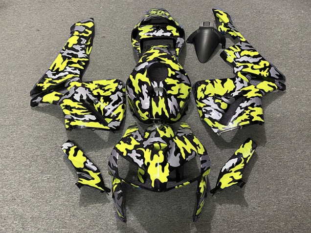 05-06 Camo & NEON YELLOW CBR600RR Fairings 05-06 Camo & NEON YELLOW CBR600RR Fairings