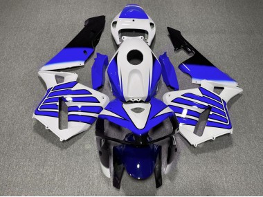 05-06 Dark Blue and White Wings CBR600RR Fairings