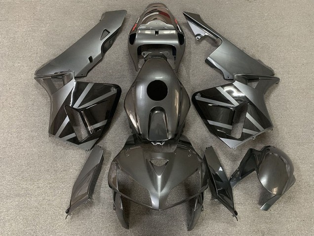 05-06 Dark Silver and Black CBR600RR Fairings 05-06 Dark Silver and Black CBR600RR Fairings