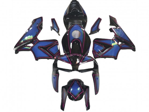 05-06 Deep Blue & Pink Outline CBR600RR Fairings 05-06 Deep Blue & Pink Outline CBR600RR Fairings