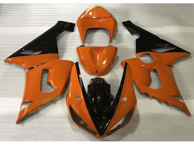 05-06 Gloss Orange & Black ZX6R Fairings 05-06 Gloss Orange & Black ZX6R Fairings