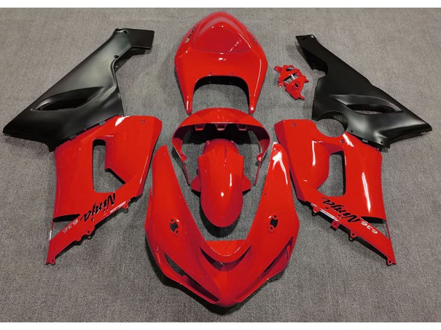 05-06 Gloss Red ZX6R Fairings 05-06 Gloss Red ZX6R Fairings