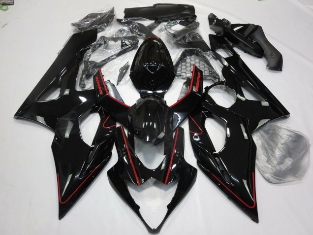 05-06 Gloss Red and Black GSXR 1000 Fairings 05-06 Gloss Red and Black GSXR 1000 Fairings