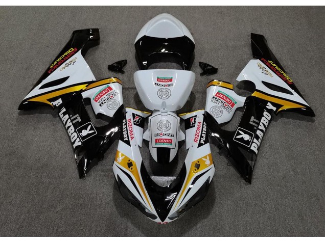 05-06 Gold Playboy ZX6R Fairings 05-06 Gold Playboy ZX6R Fairings