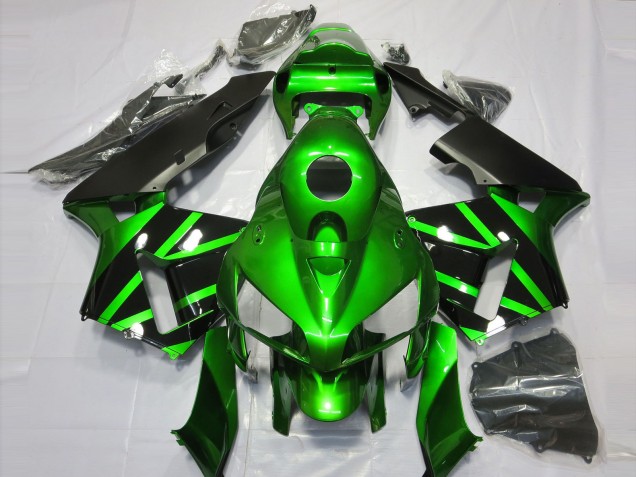 05-06 Green and Black CBR600RR Fairings 05-06 Green and Black CBR600RR Fairings
