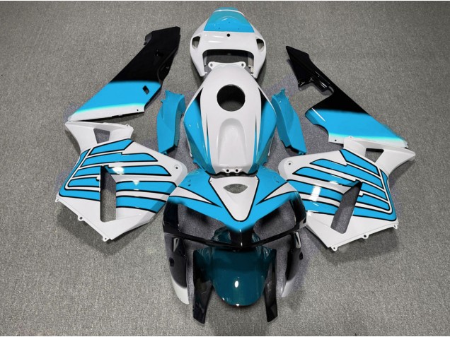 05-06 Light Blue and White Wings CBR600RR Fairings 05-06 Light Blue and White Wings CBR600RR Fairings