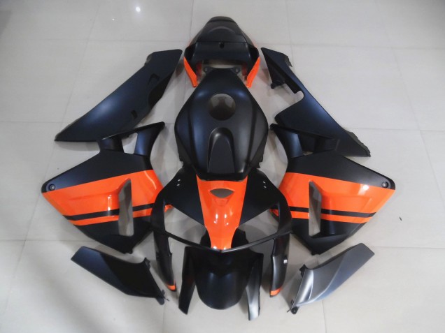 05-06 Matte Black & Gloss Orange CBR600RR Fairings 05-06 Matte Black & Gloss Orange CBR600RR Fairings