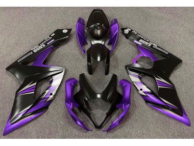 05-06 Matte Black and Purple GSXR 1000 Fairings
