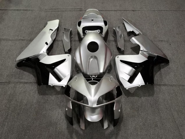 05-06 Matte Silver and Black CBR600RR Fairings 05-06 Matte Silver and Black CBR600RR Fairings