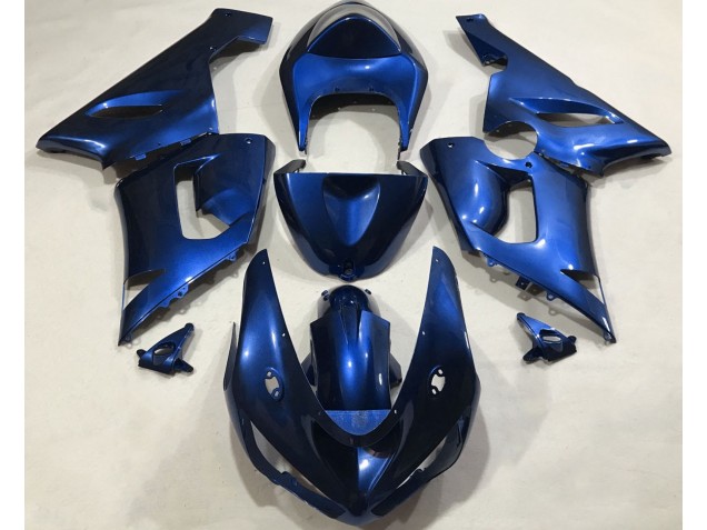 05-06 Metallic Blue ZX6R Fairings 05-06 Metallic Blue ZX6R Fairings