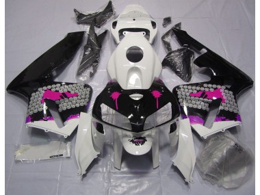 05-06 Pink Splatter on Gloss Black CBR600RR Fairings