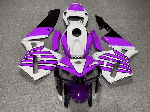 05-06 Purple and White Wings CBR600RR Fairings 05-06 Purple and White Wings CBR600RR Fairings