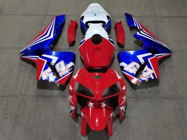 05-06 Red White and Blue 69 CBR600RR Fairings