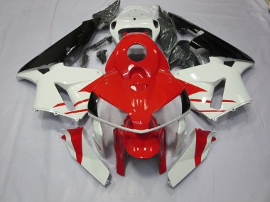 05-06 Red and White Style CBR600RR Fairings