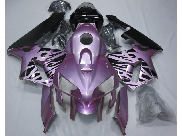 05-06 Rose Purple Flame CBR600RR Fairings 05-06 Rose Purple Flame CBR600RR Fairings