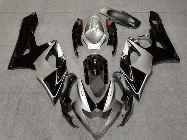 05-06 Silver and Black GSXR 1000 Fairings