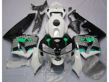05-06 Turquoise Splatter on Gloss Black CBR600RR Fairings
