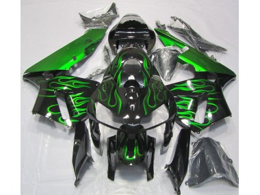 05-06 Vibrant Green Flame CBR600RR Fairings