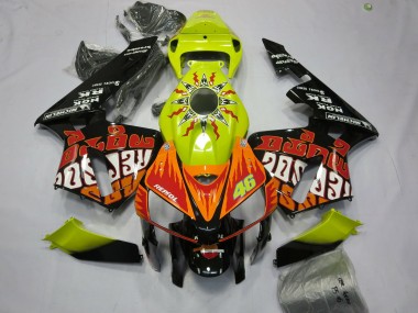 05-06 Vibrant Yellow Rossi CBR600RR Fairings