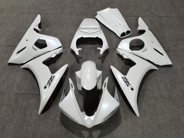 05 Pearl White R6 Fairings 05 Pearl White R6 Fairings