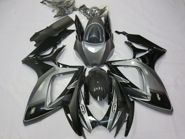 06-07 Black Grey Special GSXR 600-750 Fairings 06-07 Black Grey Special GSXR 600-750 Fairings