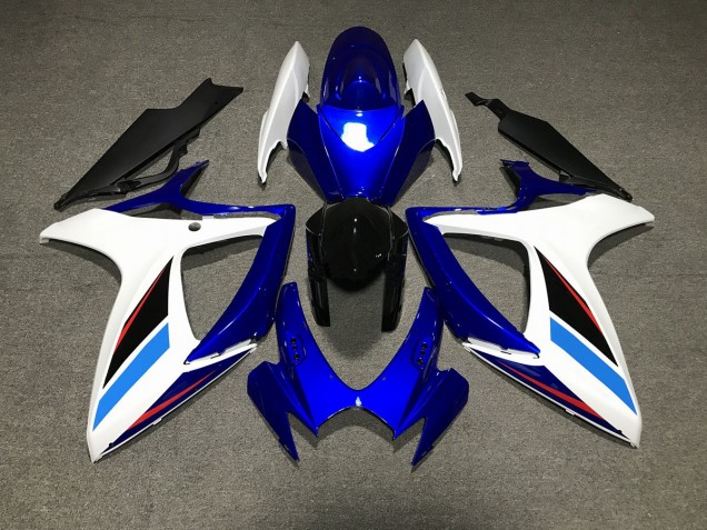 06-07 Blue White and Black GSXR 600-750 Fairings 06-07 Blue White and Black GSXR 600-750 Fairings
