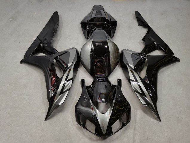 06-07 Gloss Black w grey CBR1000RR Fairings 06-07 Gloss Black w grey CBR1000RR Fairings