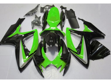 06-07 Gloss Green Debadged GSXR 600-750 Fairings