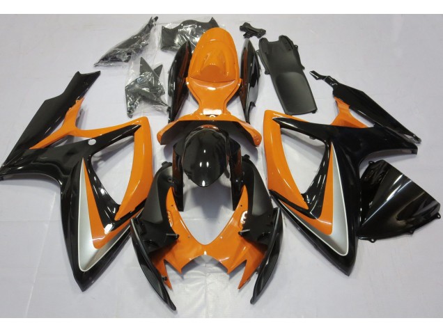 06-07 Gloss Orange Debadged GSXR 600-750 Fairings 06-07 Gloss Orange Debadged GSXR 600-750 Fairings