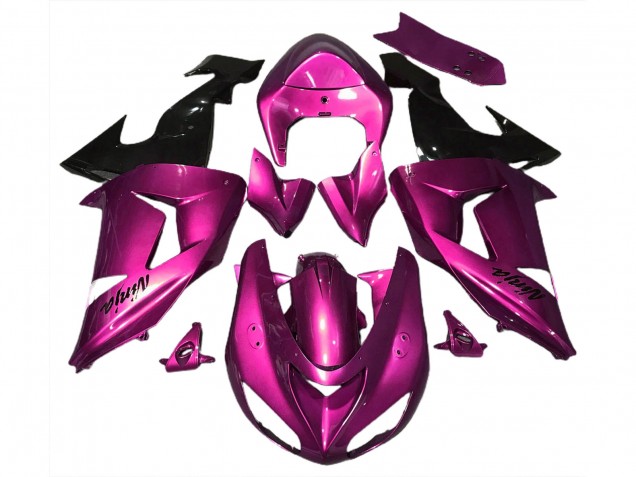 06-07 Gloss Pink ZX10R Fairings 06-07 Gloss Pink ZX10R Fairings