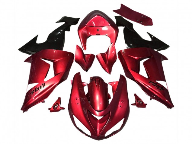 06-07 Gloss Red ZX10R Fairings 06-07 Gloss Red ZX10R Fairings