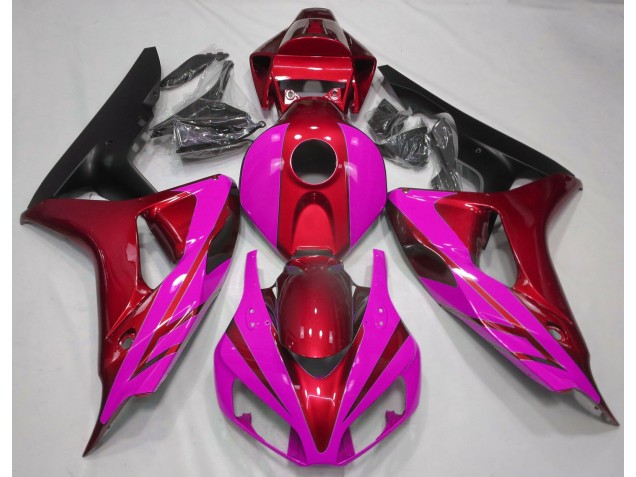 06-07 Gloss Red and Pink CBR1000RR Fairings 06-07 Gloss Red and Pink CBR1000RR Fairings